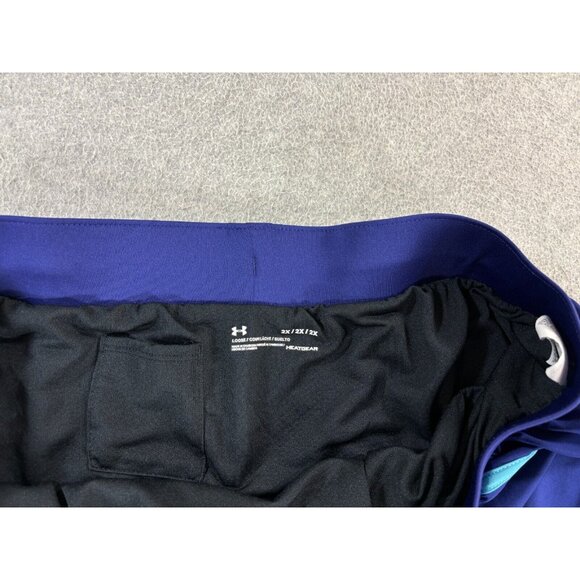 Under Armour Heat Gear Lined Light Weight Running Shorts (Women's 2x) Purple - 3 - Picture 3 of 9